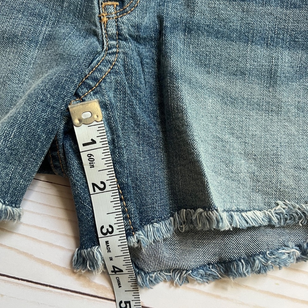 Abercrombie Kids Girls Denim Midi Shorts | Size 11/12 NWT - Picture 5 of 6